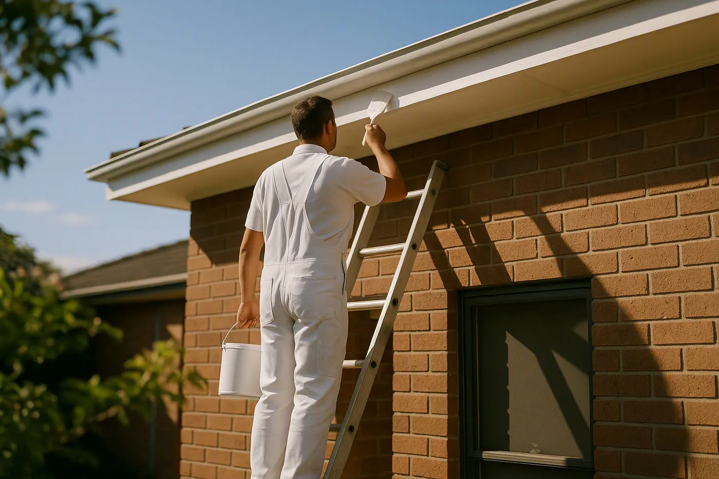 Exterior Painting in progress